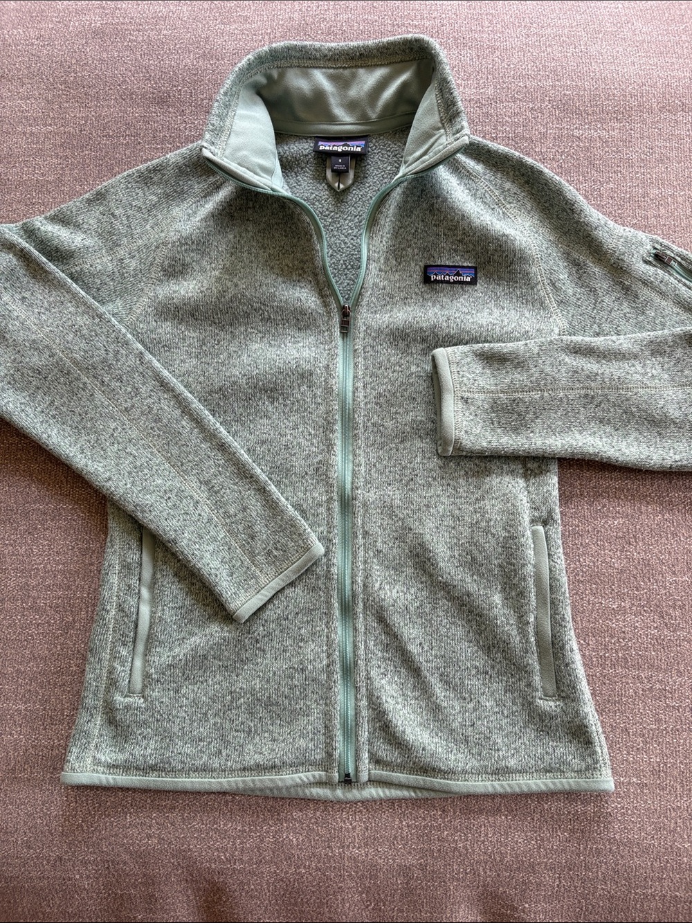 Patagonia Woman’s Better Sweater Full Zip Fleece Jacket Size Small